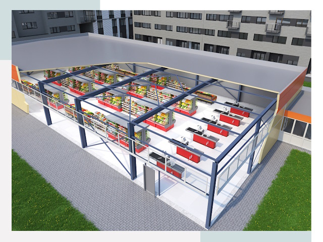 Строительство магазинов в Кисловодск от 642 руб. за м²