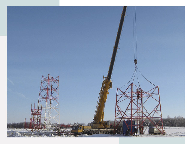 Монтаж вышек связи в Кисловодске