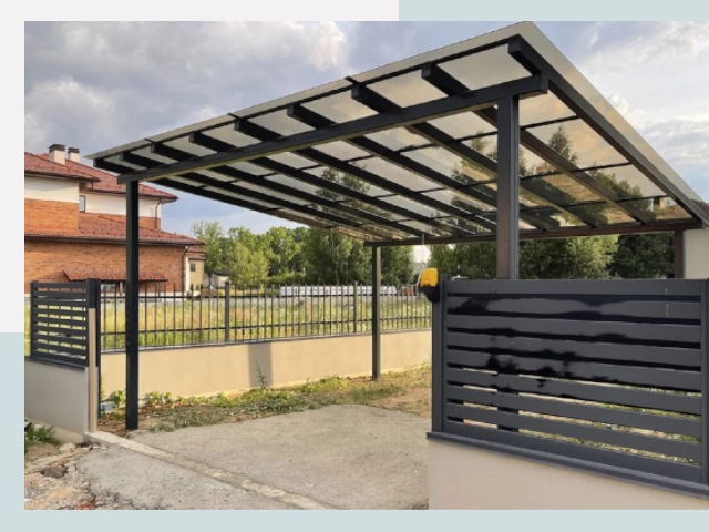 Металлические навесы в Кисловодск от 642 руб. за м²