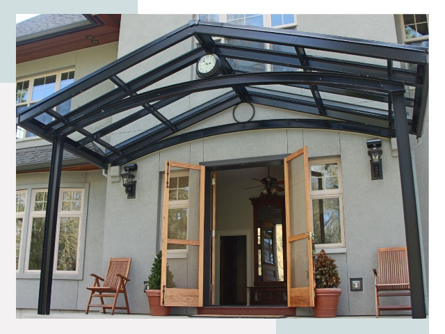 Козырьки металлические в Кисловодске