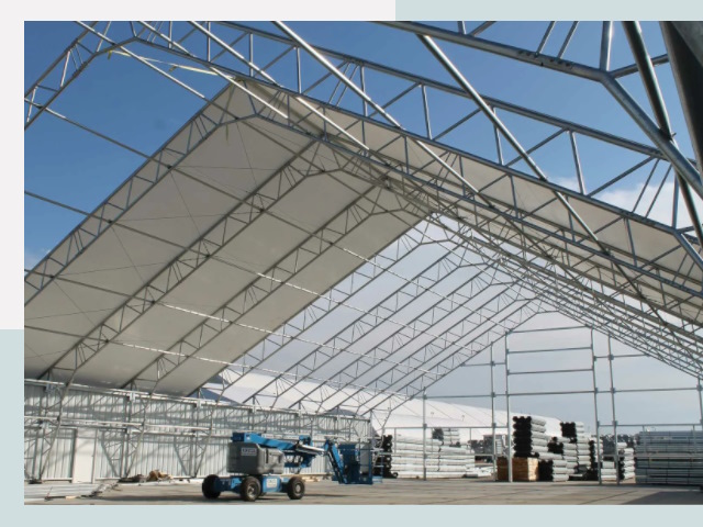 Каркасно-тентовые сооружения от СтальСтрой-Ксл по цене 642 руб.