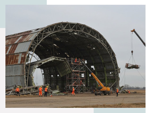 Демонтаж ангаров в Кисловодске